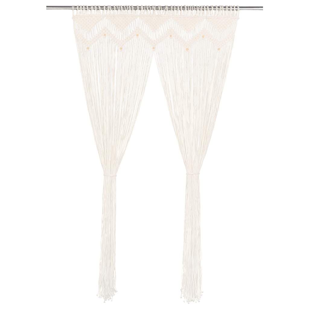   Macrame Curtain 140×240 cm Cotton   Macrame