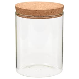   storage jars with cork lids, 6 pieces, 650 ml 5