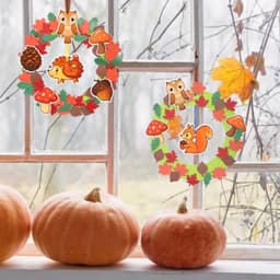 Fall Wreath Set – Includes A Base Wreath And 8 Colored Ribbons 3