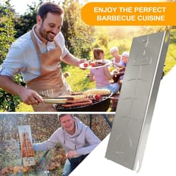 Stainless Steel Grill Rack For Salmon – Ideal For Grilling Fish And Meat