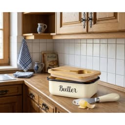 Creamy Yellow Butter Dish, Stylish Butter Dish With Lid,suitable For The Refrigerator And The Breakf