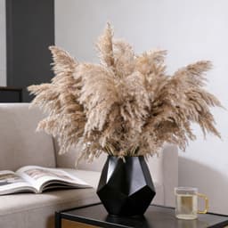 Artificial Plants - 20-Piece Set Of Dried Pampas Grass Decor In Natural Color - Boho Flowers For Natural Interior Design And Stylish Decor 2