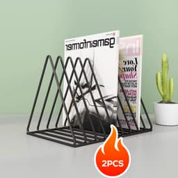 Set Of 2 Desk Organizers With 9 Compartments – Sturdy Storage For Documents & Magazines 4