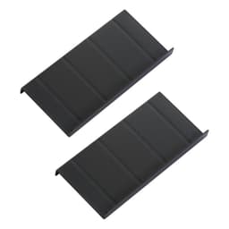 Set Of 2 Spice Rack Drawers, Black Plastic Rack (23x11.5 Cm) For Cabinet Organization 3