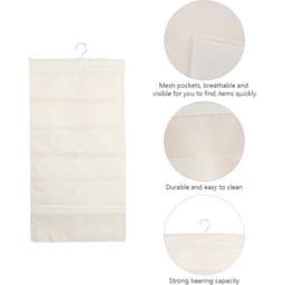 Double-Sided Hanging Closet Organizer – 40 Storage Pockets Made Of Mesh And Non-woven Fabric For Bras, Socks, Accessories, And More; Space-saving Design - In-Stock Products 3