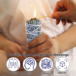 Set Of 6 Incense Sticks With Herbal Scents, 10 Cm, For A Pleasant Room Fragrance 4